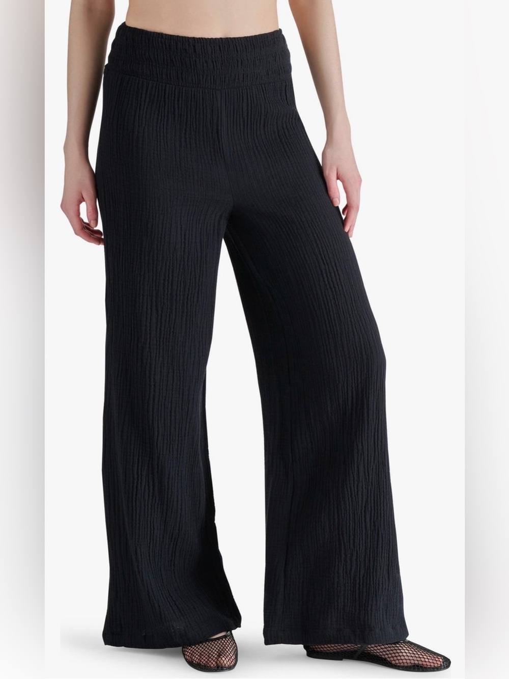 NWT Steve Madden Black Wide-Leg Pants